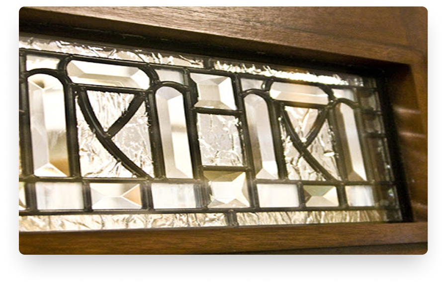 Detail shot of high-quality custom window craftsmanship