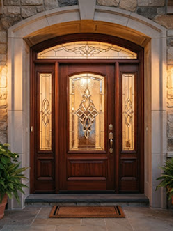 Custom wood replacement door